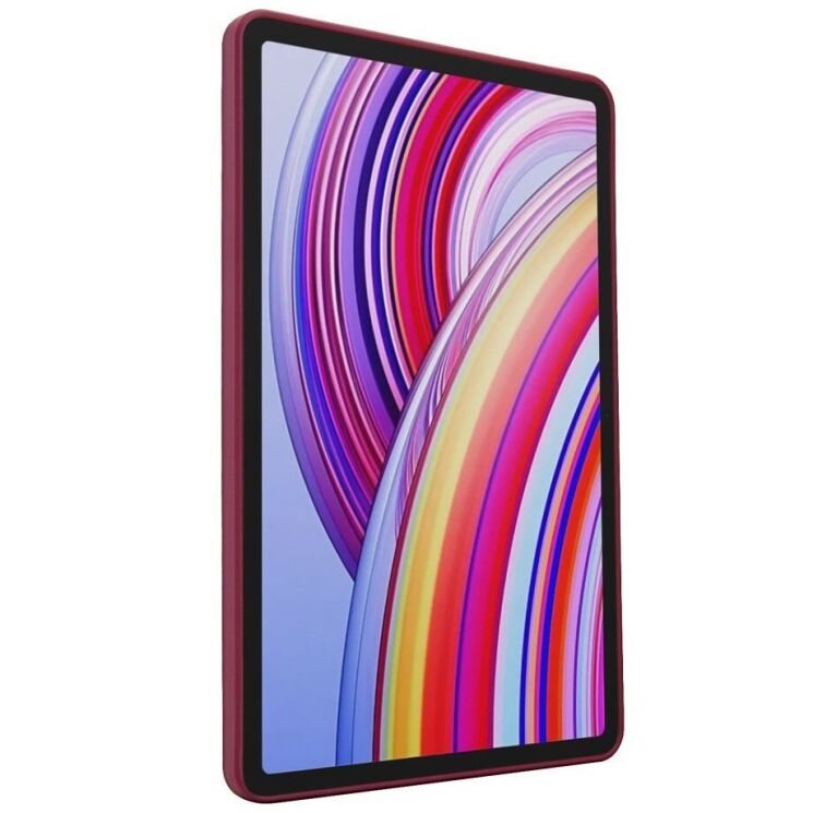 Защитный чехол Deexe Kick Shell для Xiaomi Redmi Pad Pro / Poco Pad - Wine Red: фото 5 из 11