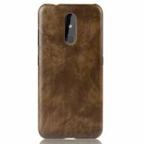 Захисний чохол Deexe Leather Back Cover для Nokia 3.2 - Brown: фото 1 з 5