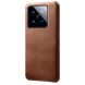 Захисний чохол Deexe Leather Back Cover для Xiaomi 14 - Brown (342226Z). Фото 1 з 4