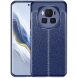 Защитный чехол Deexe Leather Cover для Honor Magic 6 Pro - Blue (355800L). Фото 1 из 9