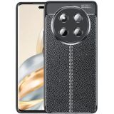 Захисний чохол Deexe Leather Cover для Honor Magic 7 Lite - Black: фото 1 з 9