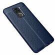Захисний чохол Deexe Leather Cover для Xiaomi Redmi Note 9 / Redmi 10X - Dark Blue (266900DB)