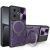 Защитный чехол Deexe Magnetic Space для Infinix Hot 40i / Smart 8 - Purple: фото 1 из 10