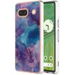 Защитный чехол Deexe Marble Case для Google Pixel 7a - Purple (322046V)