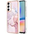 Защитный чехол Deexe Marble Style для Samsung Galaxy A05s (A057) - Rose Gold (340333RG)