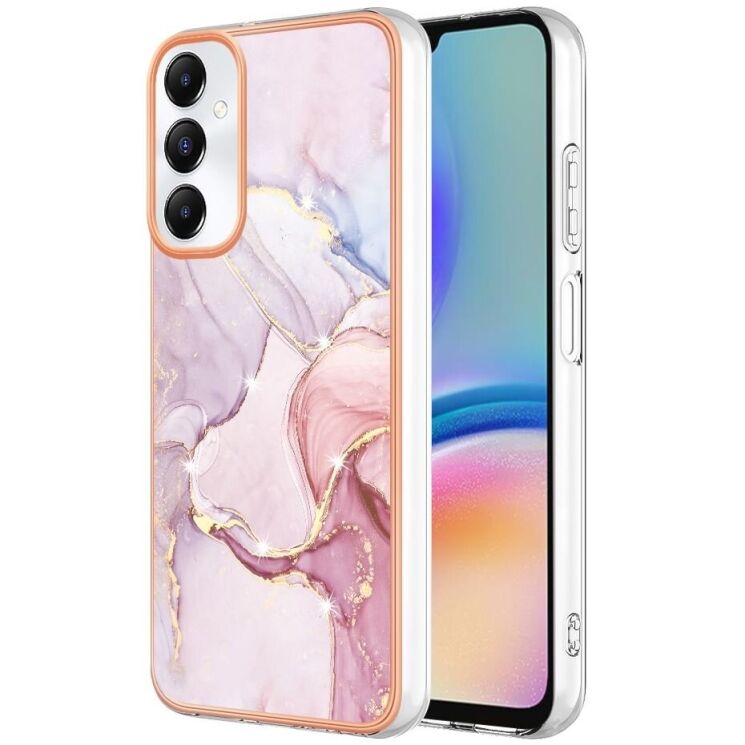 Защитный чехол Deexe Marble Style для Samsung Galaxy A05s (A057) - Rose Gold: фото 1 из 6