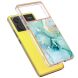 Защитный чехол Deexe Marble Style для Xiaomi Poco X6 Pro - Green (345857G). Фото 2 из 6