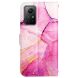 Защитный чехол Deexe Marble Wallet для Xiaomi Redmi Note 12S - Pink / Purple / Gold (327028P). Фото 6 из 8