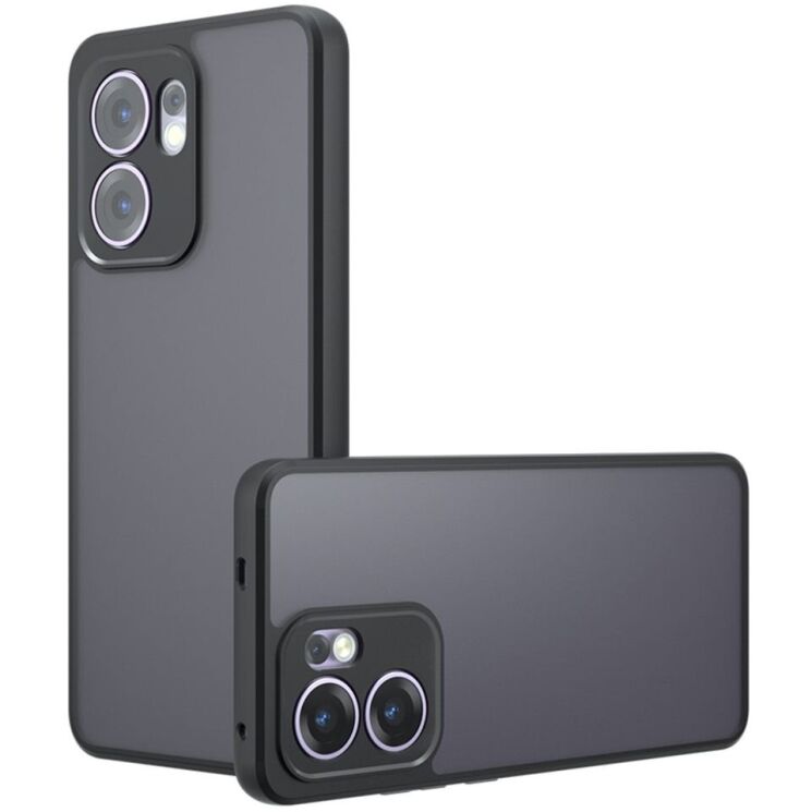 Защитный чехол Deexe Matte Skin для OPPO Reno 13 F/FS 5G - Black: фото 1 из 14