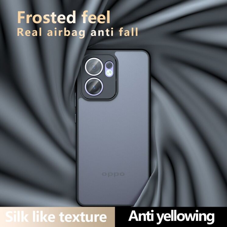 Защитный чехол Deexe Matte Skin для OPPO Reno 13 F/FS 5G - Black: фото 8 из 14
