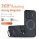 Защитный чехол Deexe Matte Skin Kickstand with MagSafe для Xiaomi 17T Pro - Transparent Black (422348TB). Фото 6 из 16