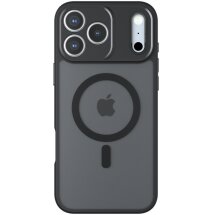 Захисний чохол Deexe Matte Skin with MagSafe для Apple iPhone 17 Pro - Black: фото 1 з 11