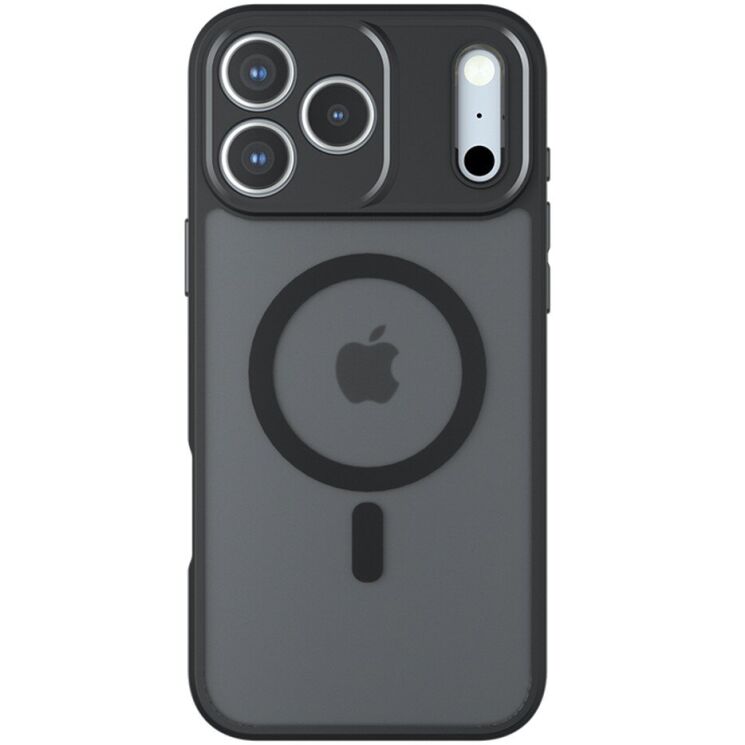 Защитный чехол Deexe Matte Skin with MagSafe для Apple iPhone 17 Pro - Black: фото 1 из 11