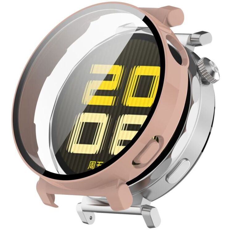 Защитный чехол Deexe Protective Frame для Huawei Watch GT 5 Pro (42mm) - Pink: фото 1 из 7