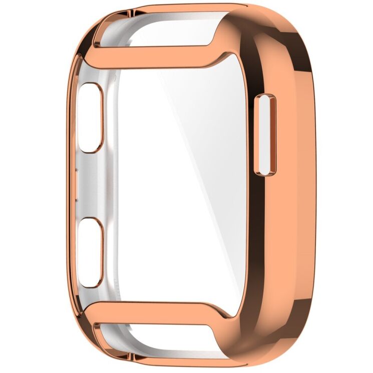 Захисний чохол Deexe Protective Frame для Xiaomi Amazfit Bip 6 - Rose Gold: фото 5 з 10