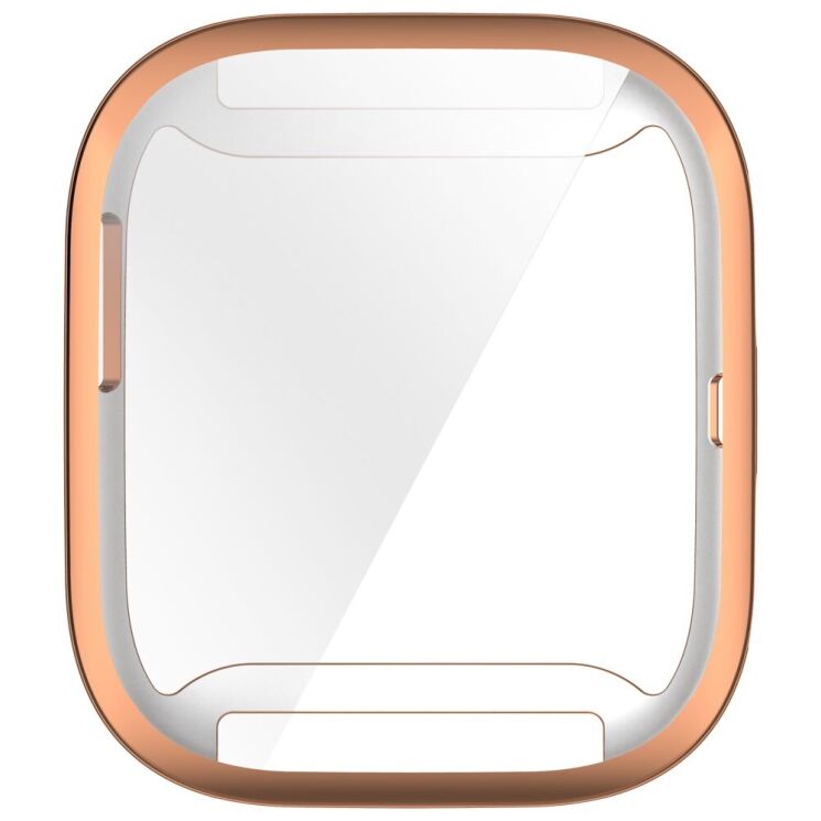 Захисний чохол Deexe Protective Frame для Xiaomi Amazfit Bip 6 - Rose Gold: фото 6 з 10