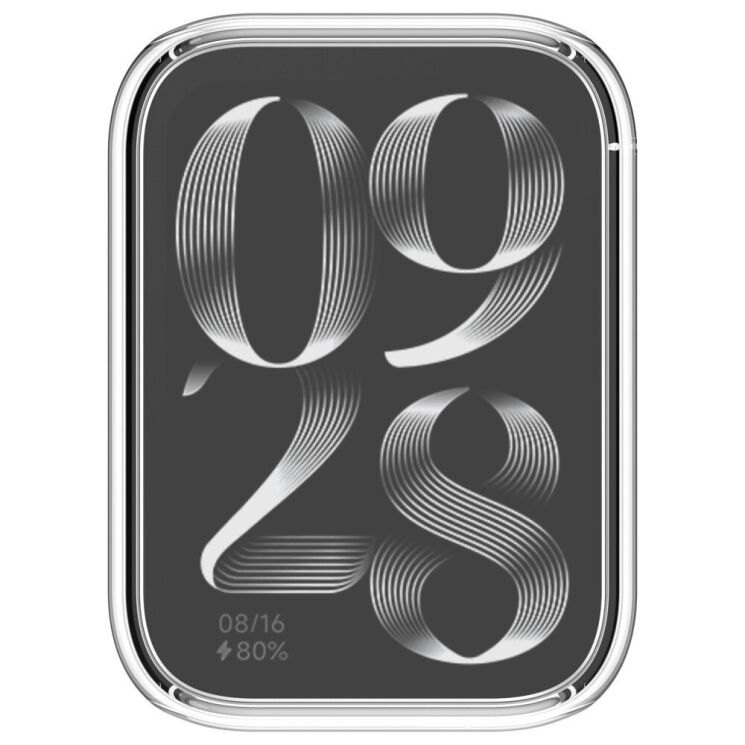 Защитный чехол Deexe Protective Frame для Xiaomi Mi Smart Band 8 Pro - Transparent: фото 6 из 8