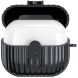 Захисний чохол Deexe Ridge Guard для Samsung Galaxy Buds 3 / Buds 3 Pro - Black (360920B). Фото 1 з 3