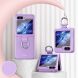 Защитный чехол Deexe Ring Case для Samsung Galaxy Flip 6 - Purple (357518V). Фото 2 из 9