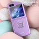 Защитный чехол Deexe Ring Case для Samsung Galaxy Flip 6 - Purple (357518V). Фото 4 из 9