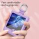 Защитный чехол Deexe Ring Case для Samsung Galaxy Flip 6 - Purple (357518V). Фото 5 из 9