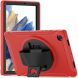 Захисний чохол Deexe Rotation Hybrid для Samsung Galaxy Tab A8 10.5 (X200/205) - Red (317626R). Фото 1 з 12