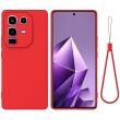 Защитный чехол Deexe Silicone Case для Infinix Note 50 Pro Plus - Red (380611R)