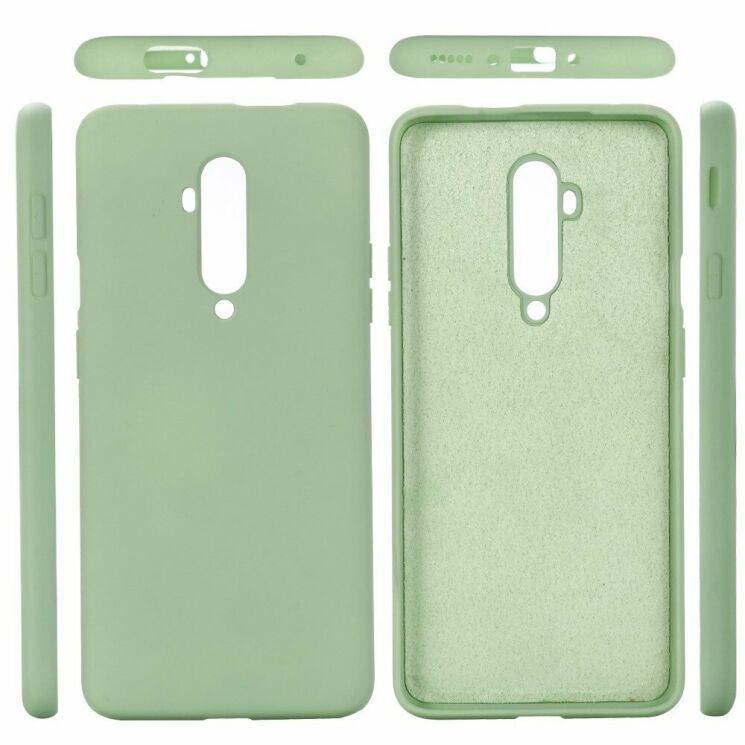 Захисний чохол Deexe Silicone Case для OnePlus 7T Pro - Green: фото 5 з 5
