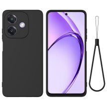 Защитный чехол Deexe Silicone Case для OPPO A3x / A3 / A40m - Black: фото 1 из 8
