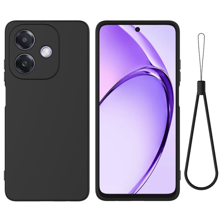 Защитный чехол Deexe Silicone Case для OPPO A3x / A3 / A40m - Black: фото 1 из 8