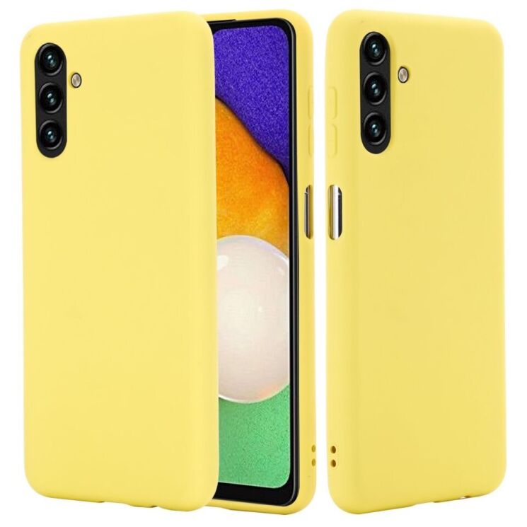 Захисний чохол Deexe Silicone Case для Samsung Galaxy A04s (A047) / A13 5G (A136) - Yellow: фото 1 з 8