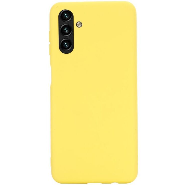 Захисний чохол Deexe Silicone Case для Samsung Galaxy A04s (A047) / A13 5G (A136) - Yellow: фото 3 з 8