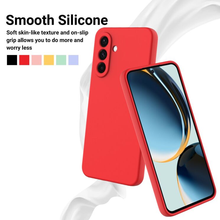 Защитный чехол Deexe Silicone Case для Samsung Galaxy A17 (A175) - Black: фото 3 из 9