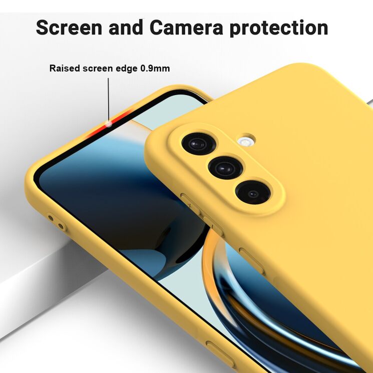 Защитный чехол Deexe Silicone Case для Samsung Galaxy A17 (A175) - Black: фото 4 из 9
