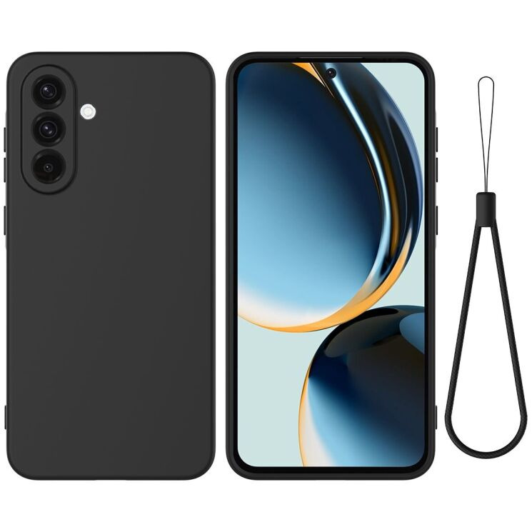 Защитный чехол Deexe Silicone Case для Samsung Galaxy A17 (A175) - Black: фото 1 из 9