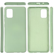 Защитный чехол Deexe Silicone Case для Samsung Galaxy A31 (A315) - Green: фото 1 из 5
