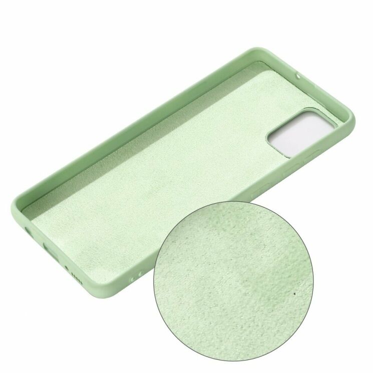 Защитный чехол Deexe Silicone Case для Samsung Galaxy A31 (A315) - Green: фото 3 из 5