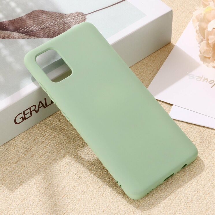 Защитный чехол Deexe Silicone Case для Samsung Galaxy A31 (A315) - Green: фото 5 из 5