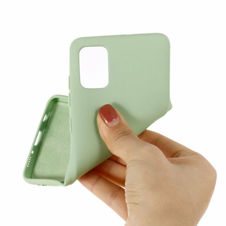 Защитный чехол Deexe Silicone Case для Samsung Galaxy A31 (A315) - Green: фото 4 из 5