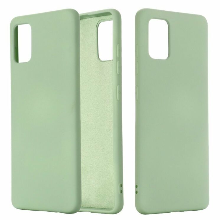 Защитный чехол Deexe Silicone Case для Samsung Galaxy A31 (A315) - Green: фото 2 из 5