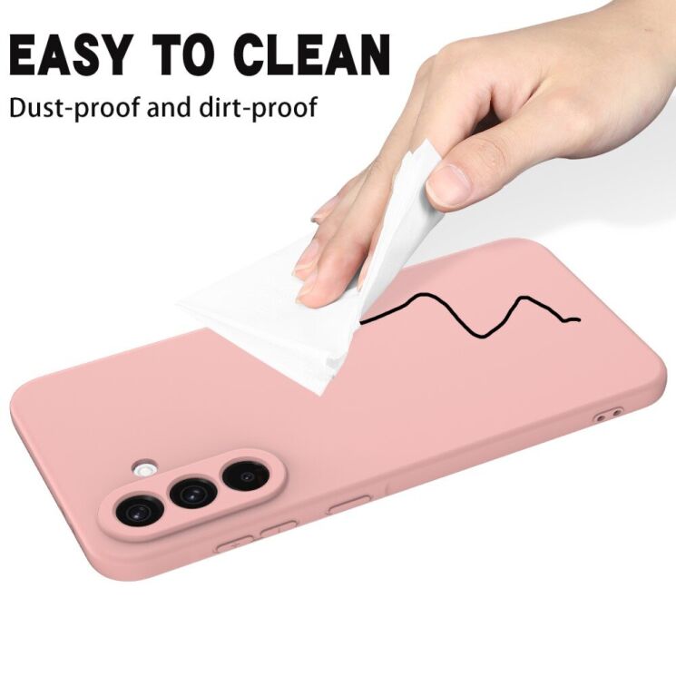 Защитный чехол Deexe Silicone Case для Samsung Galaxy A56 (A566) - Black: фото 8 из 8