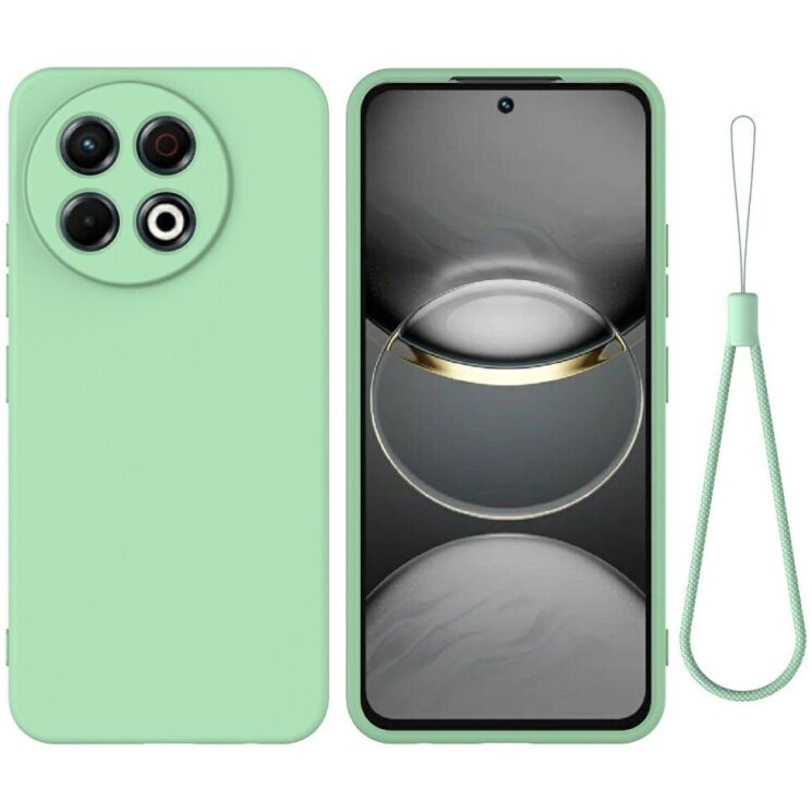 Защитный чехол Deexe Silicone Case для TECNO Spark 30 Pro - Green: фото 1 из 8