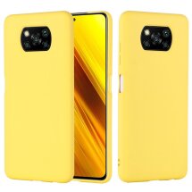 Захисний чохол Deexe Silicone Case для Xiaomi Poco X3 / Poco X3 Pro - Yellow: фото 1 з 6