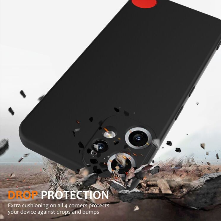 Защитный чехол Deexe Silicone Case with MagSafe для Nothing CMF Phone 2 Pro - Black: фото 3 из 9
