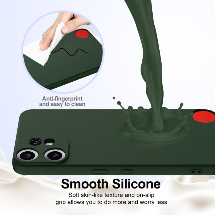 Защитный чехол Deexe Silicone Case with MagSafe для Nothing CMF Phone 2 Pro - Black: фото 6 из 9