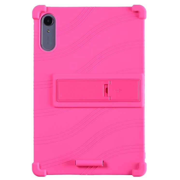 Захисний чохол Deexe Silicone Kickstand для Lenovo Idea Tab Pro Gen 2 - Rose: фото 3 з 18