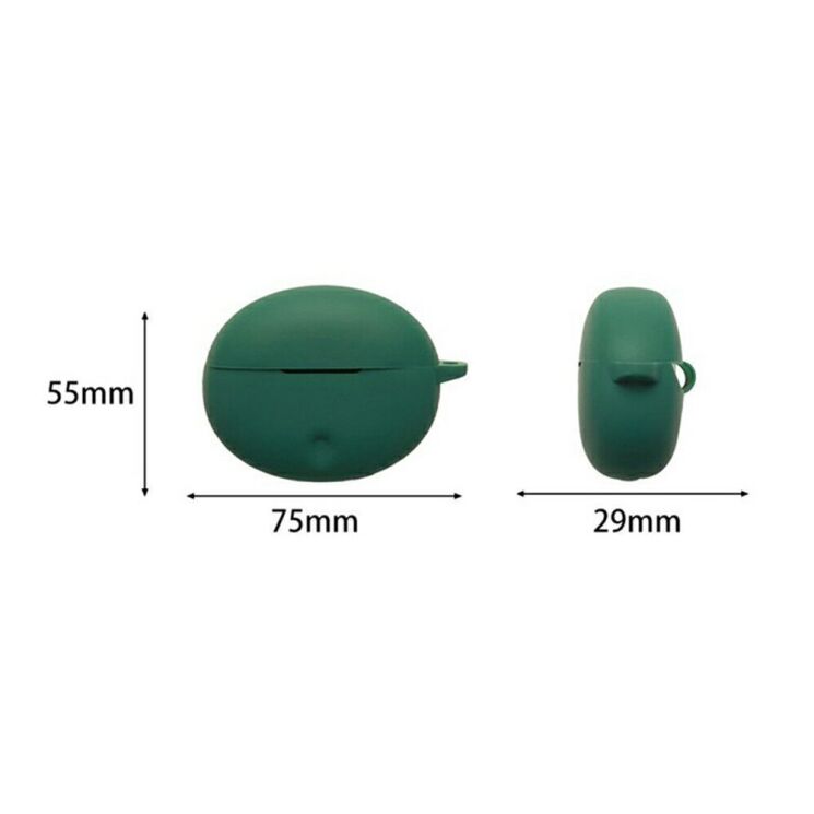 Защитный чехол Deexe Silicone Sleeve для Oppo Enco Air 5 Pro - Dark Blue: фото 11 из 11