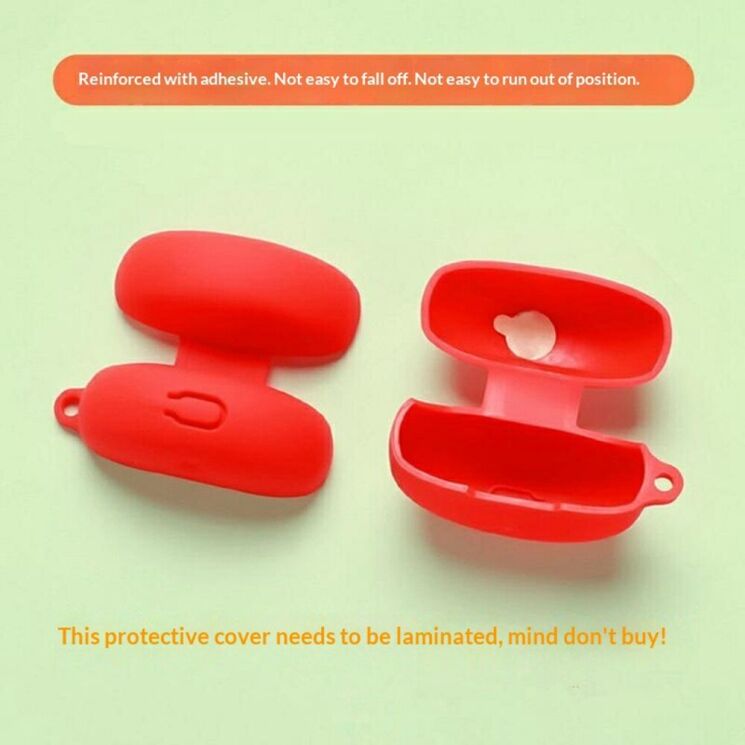 Защитный чехол Deexe Silicone Sleeve для Oppo Enco Air 5 Pro - Dark Blue: фото 5 из 11