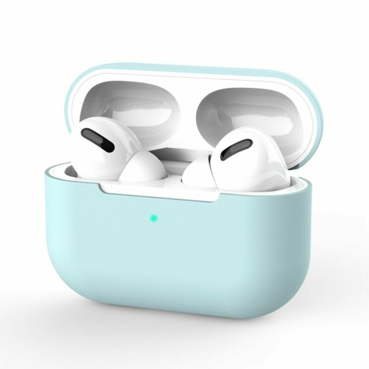 Захисний чохол Deexe Simple Style для Apple AirPods Pro - Baby Blue: фото 1 з 10