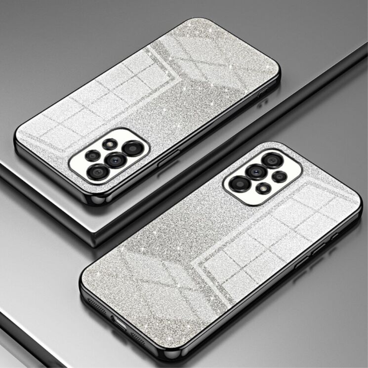 Защитный чехол Deexe Sparkles Cover для Samsung Galaxy A53 (A536) - Black: фото 2 из 7